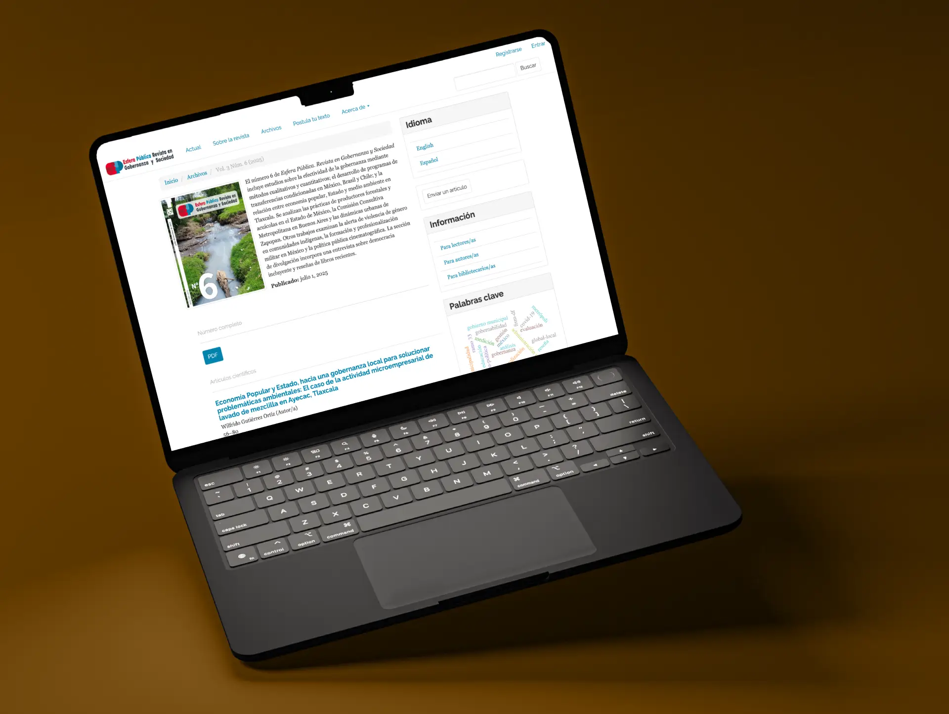 Revista Electrónica Esfera Pública — Implementación y diseño en Open Journal Systems (OJS)