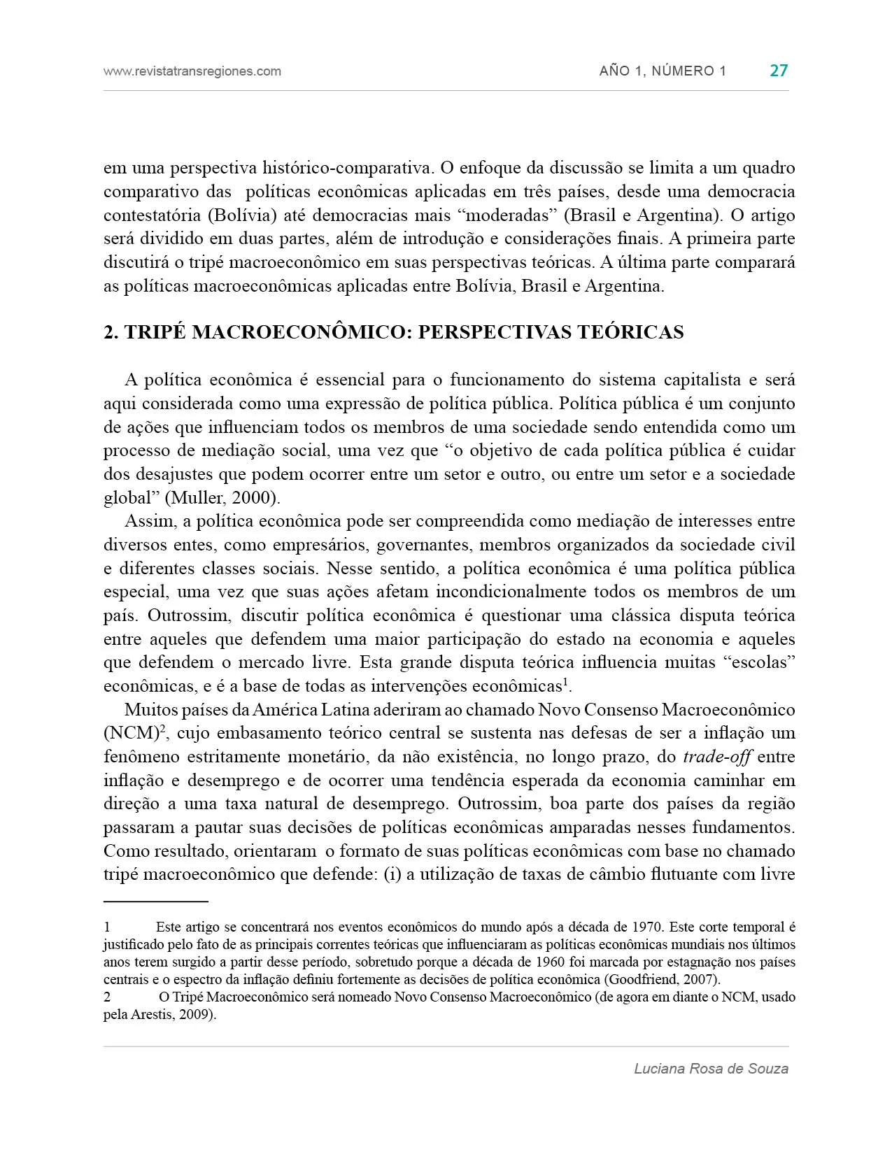 Maquetación: Transregiones, Revista de Estudios Sociales y Culturales