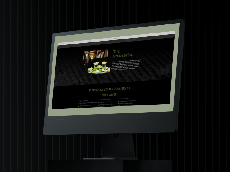 Desarrollo y Diseño Web en WordPress para DobleB Spirits: Consultoría en Destilados
